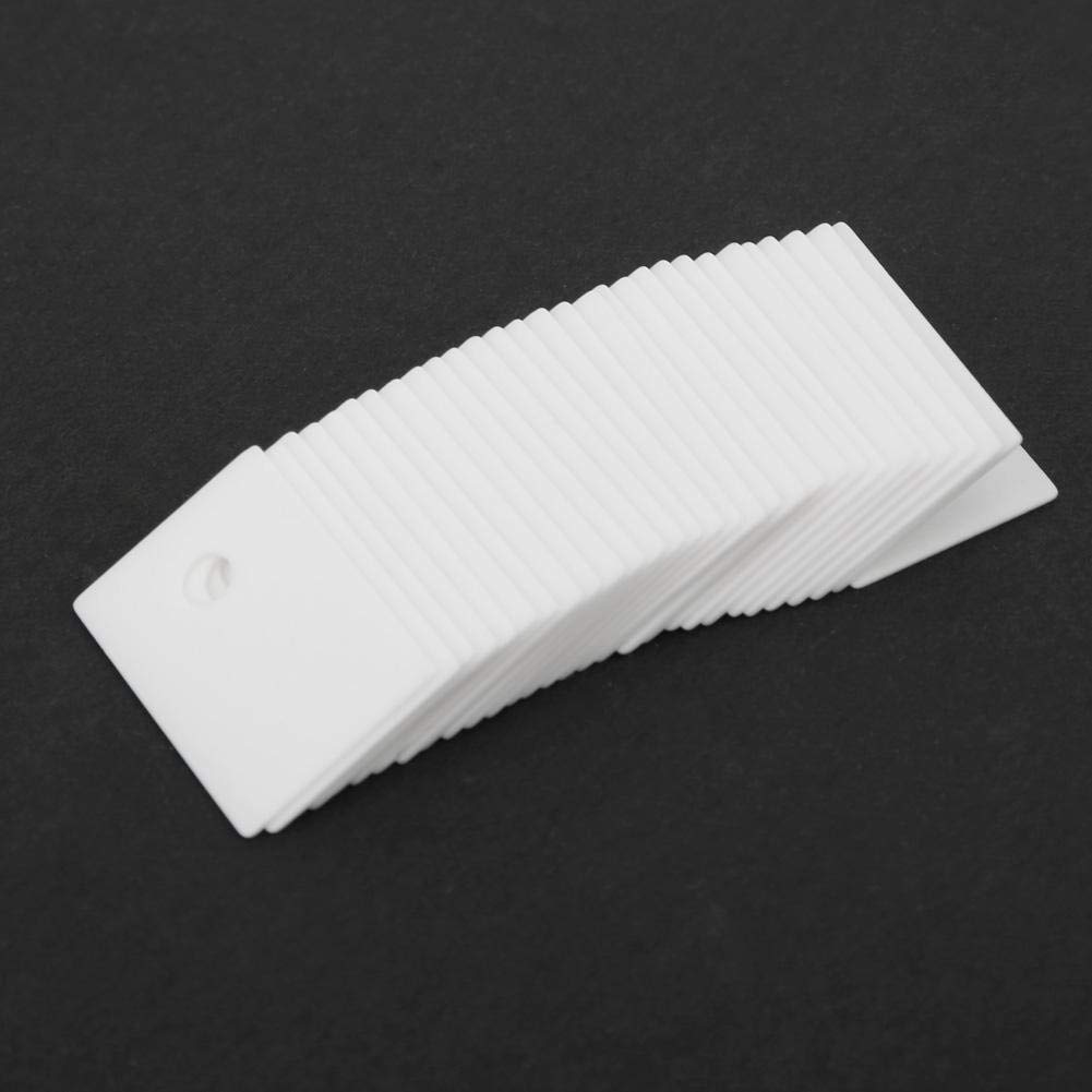 ViaGasaFamido Feuille Isolante Céramique TO-220 100 Pièces 14x20x1mm Haute Résistance Électrique et Excellente Conductivité Thermique pour Transistors MOSFET IGBT Trou 3.2mm