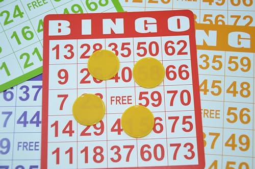 SmartDealsPro 100 Stück 25 mm/2,5 cm blickdichtem Kunststoff Lernen Zählen Marken Poker Chips mit Aufbewahrungsbox, goldfarben