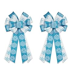 2pcs Blue Snow