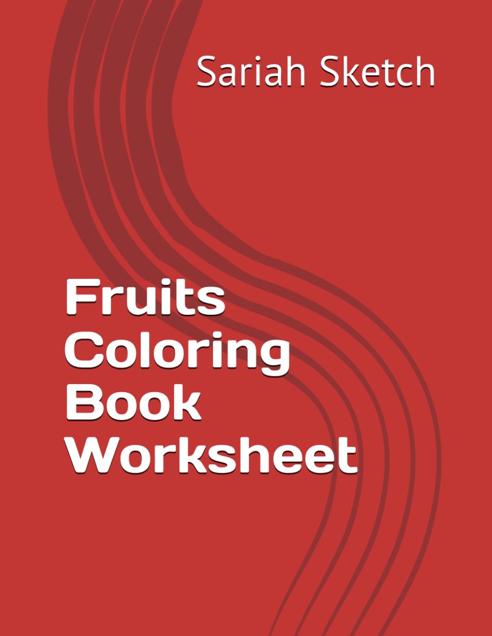Fruits Coloring Book Worksheet