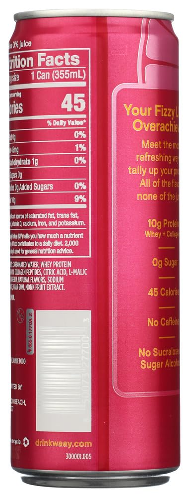 Image of Waay Grapefruit Sparkling Protein Water, 12 FZ