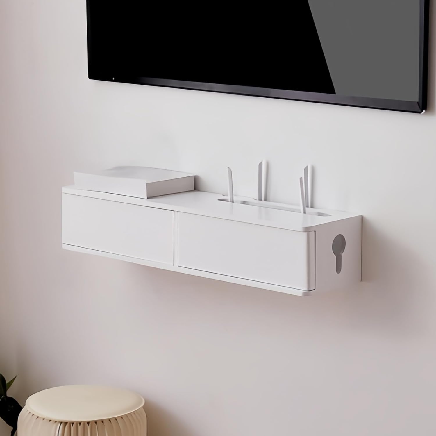 テレビ台 壁面収納 壁面収納 テレビ台 テレビボード 浮かせる リビングルーム ディスプレイキャビネット Wi-fi隠し 壁掛け シ