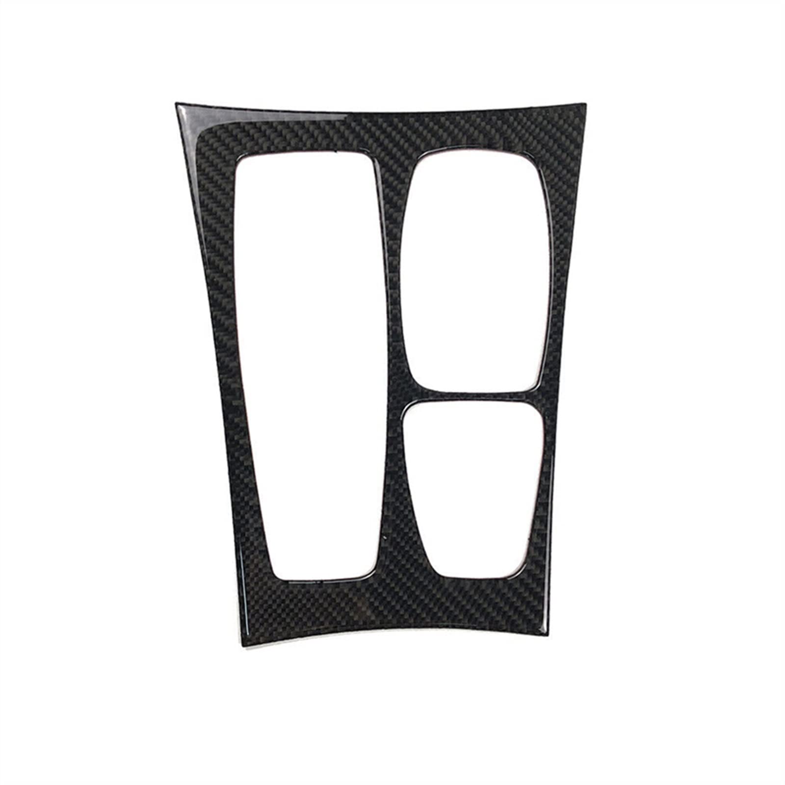 Cubierta de panel de engranajes antiarañazos de fibra de carbono para BMW X5 E70 7