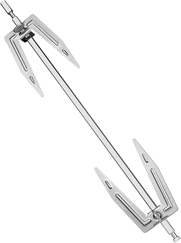 Tenedores de asador para pollo, tenedores de parrilla de acero inoxidable para horno asador y freidora de aire, tenedores de carne para asar a la