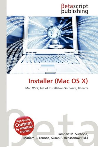 Installer (Mac OS X): Mac OS X, List of Installation Software, Bitnami
