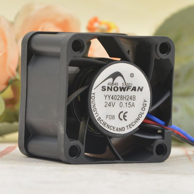 YY4028H24B 4028 24V 0.15A 4cm Double Ball Inverter Alarm Fan