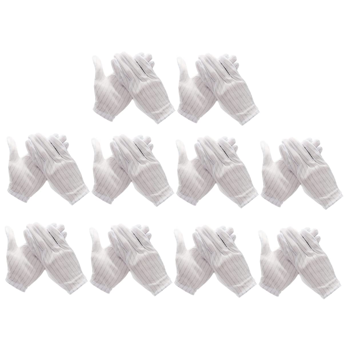 Uonlytech 4 Sätze Statische Arbeitsschutzhandschuhe Für Elektronikreparaturmechanikerhandschuhe Bequeme Passform Für Den Bau 10 Paar * 4