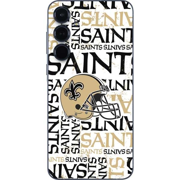 Skinit Decal Phone Skin Compatible with Galaxy A36 5G - Officially Licensed NFL New Orleans Saints - Blast Design