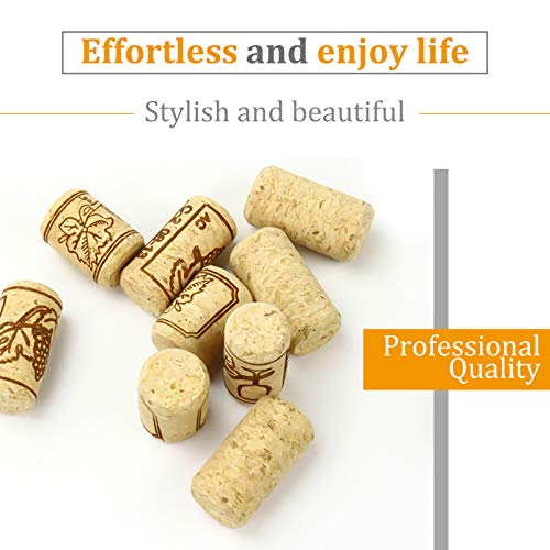 100 PCS Bouchons en Liège Naturel Bouchon de Bouteille de Vin en Bois Réutilisable pour Stockage et Scellage de Vin Déco Loisir Bricolage Bouteille de Vin (21 * 40mm) - Image 4