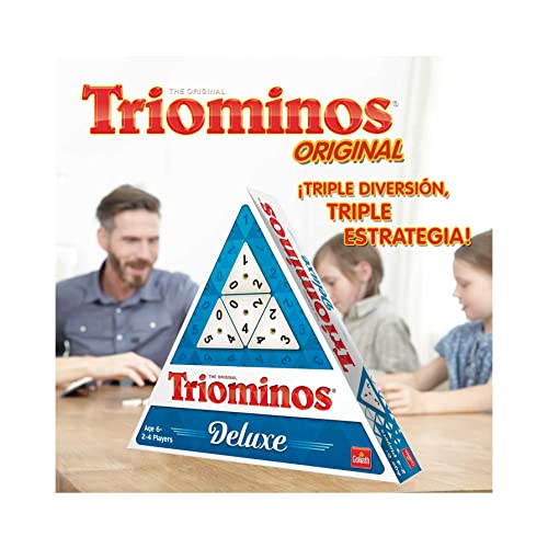 Triominos De luxe Goliath, jeu de famille intergénérationnel de 7 à 99 ans