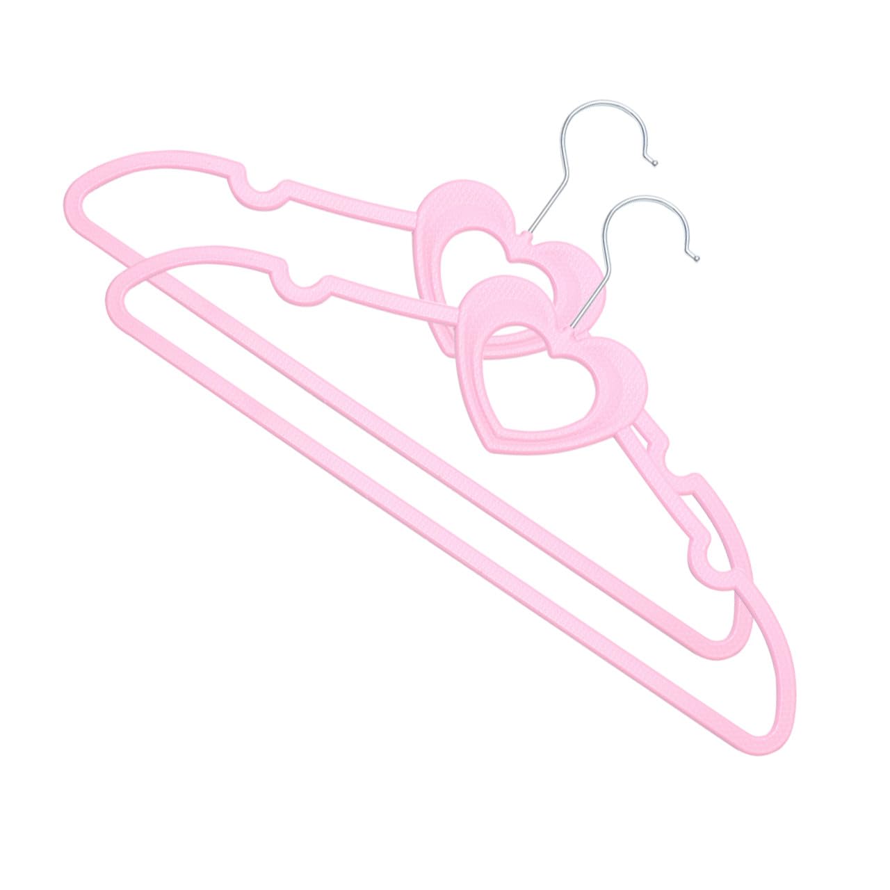 Praktischer Kleiderständer Formschöne Heimaufhänger zum Schutz der Kleidung Kleiderbügel Zufälliger Stil Rosa aus Abs Kunststoff 10 Stück mit Anti Rost Haken für Zuhause