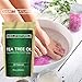 Tea Tree Oil Foot Soak with Epsom Salt - Deep Tissue Therapy for Sore, Cracked Feet - Helps Nail Issues & Athletes Foot - Eight Essential Oils and Salts for Healthy, Soft Feet