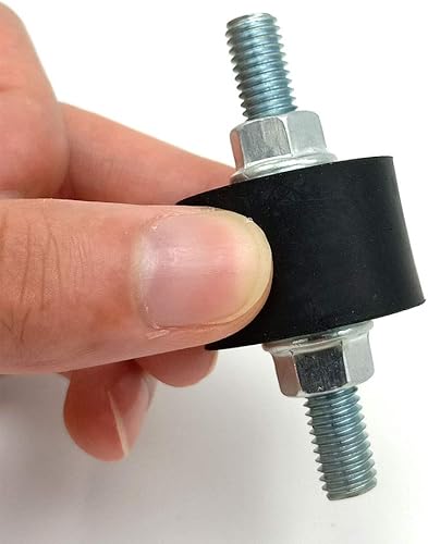 Miniatura 6 de Soportes aisladores antivibraciones de goma M8x23mm para amortiguador, soporte de aislamiento de vibración cilíndrico de goma de 1.181 x 0.787 in