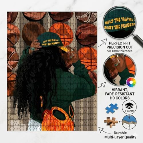 Puzzle 1000 Piezas Moda y Baloncesto 18x24 Pulgadas miniatura 4