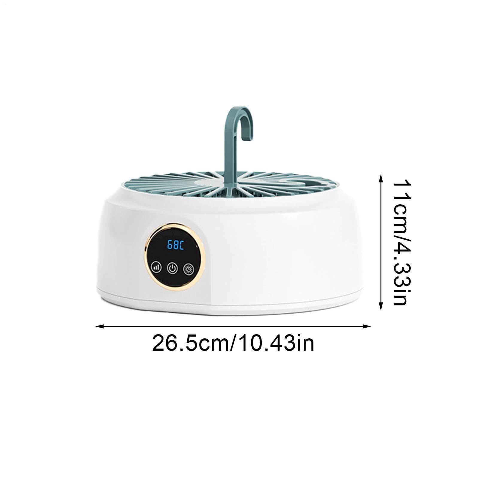 Portable Dryer Machine, 600W Compact Dryer, No Drill, Easy To Use, Portable for Dried Clothes Indoors