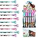 TINYMILLS 24 Pcs Horse and Pony Multi Point Pencils