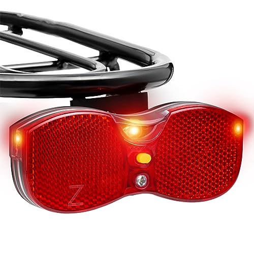 MONTOP LED Fahrradrücklicht Gepäckträgerrücklicht mit Reflektor | StVZO...