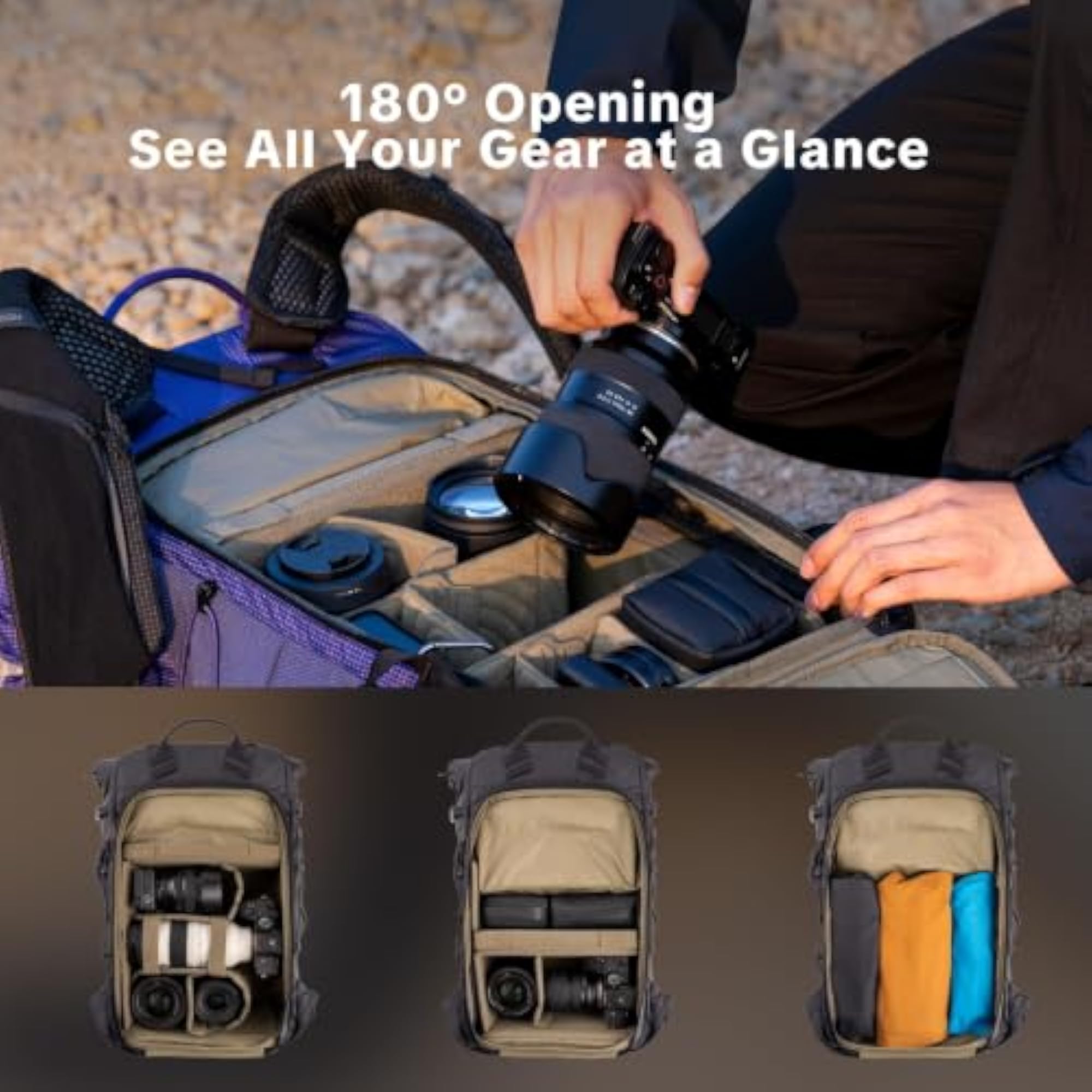 OnePro Ultralight Camera Backpack 20L