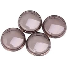 ruixingdianzishangwu Motorcycle Turn Signal Turn Signal Cover for 4 Pieces Compatible with Softail Heritage Dyna Touring Sportster XL 883C
