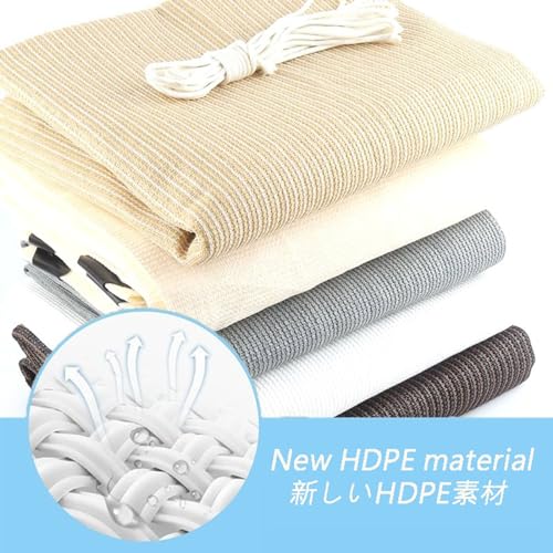 Voile d'ombrage rétractable réglable et imperméable pour jardin - 6