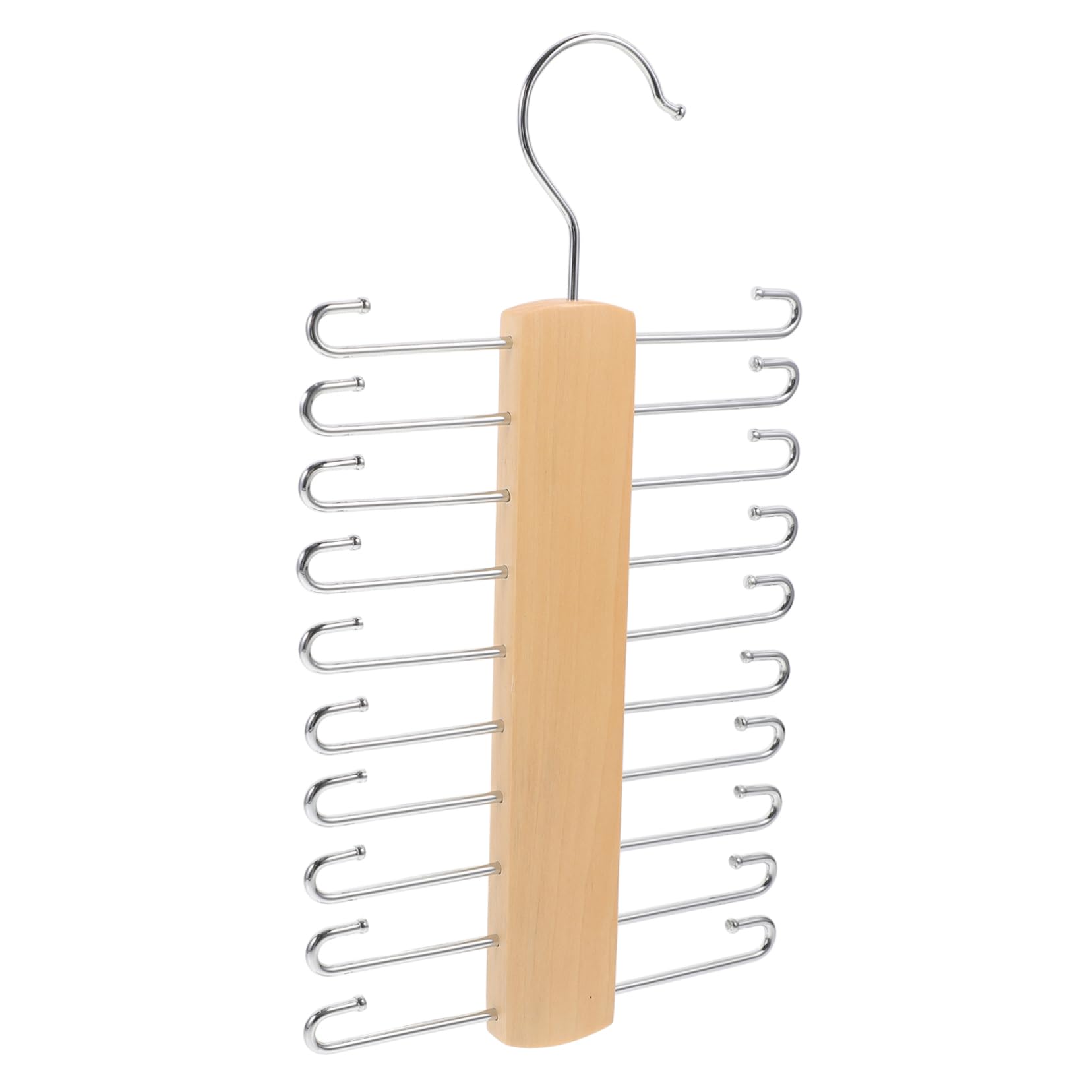 MUCKLILY Belt Rack Tie Hanger Organizer Multi-Functional and Scarf Storage Hooks for Belts Ties and Accessories Space-Saving Design for Closet Display