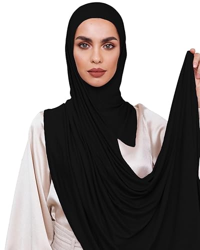 Slip-on Instant Premium Jersey Hijab Head Scarf Wrap for Muslim