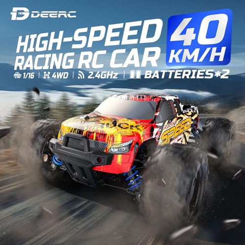 image for DEERC RC Cars High Speed Remote Control Car for Adults Kids 30+MPH, 1: