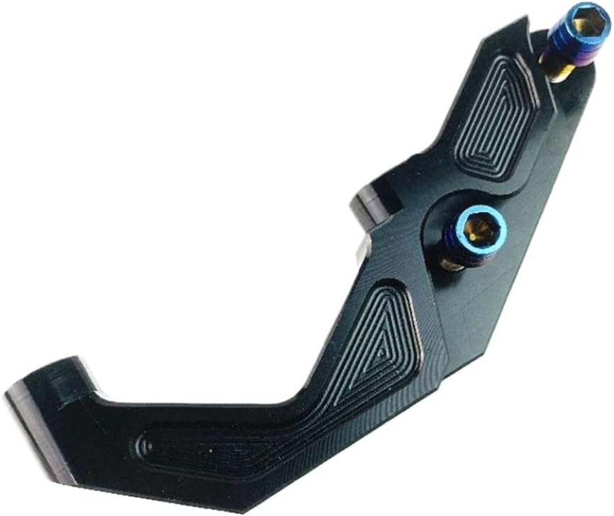 Universal Motorcycle Scooter 100mm Front Fork Brake Caliper Bracket Adapter Compatible with 245 260mm Front Brake Disc for Cygnus-X(245mm Silver)