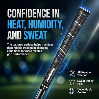 Wrap Golf Grips 13 Pack with Golf Grip Kit ,Golf Club Grips Outstanding Tackiness and Advanced Surface Texture Enhances Control