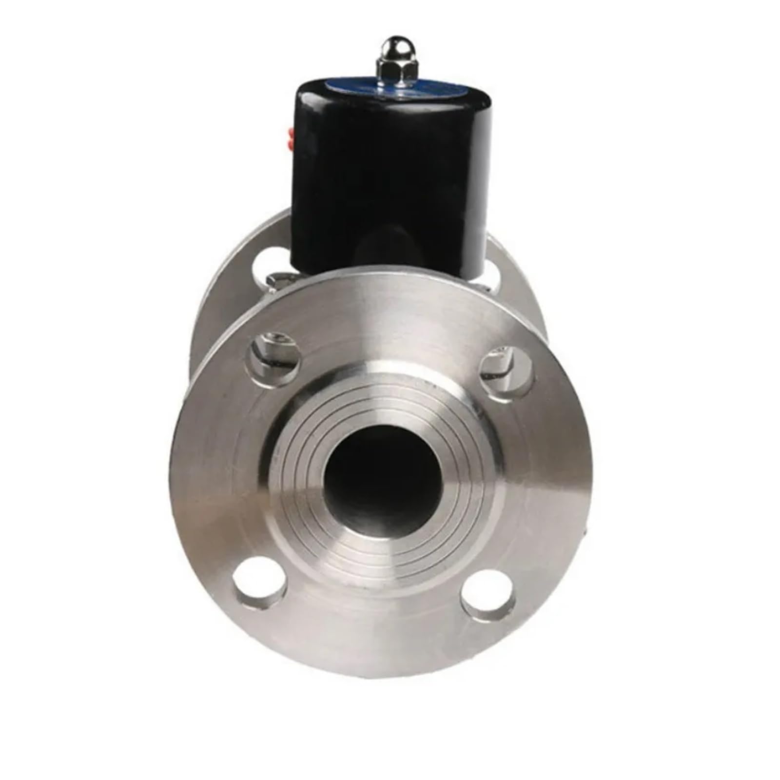 PXQCHAVLN Stainless Steel Normally Closed Flange Solenoid Valve DN15-40 AC220V DC24V 5way Stainless Steel Flange Connection(Dn32,AC220V)