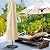 OKPOW Umbrella Cover 420D Oxford Fabric Patio Umbrella Covers Waterproof with Zip, for 9ft to 12ft Garden Outdoor Umbrella (Khaki)