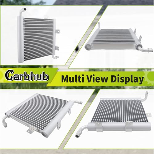 Carbhub Right Auxiliary Radiator Compatible with Land Rover Range Rover Velar 2018-2023 for Jaguar F-Pace 2017-2021 2.0L 5.0L Replace LR092120 T4A37970 by Carbhub - Image 2