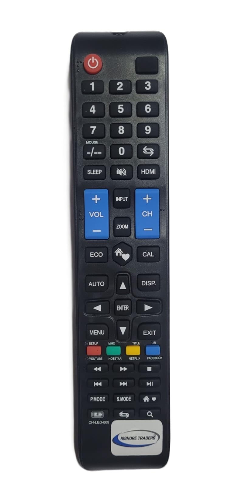 Remote Control Compatible with Ego Smart Led Tv (Please Match Your Old Remote with Given Image, it Must be Exactly Same as Shown in Image)