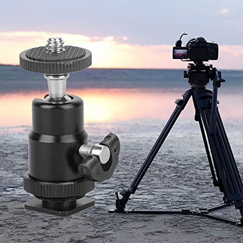Image of BKN 1pcs Aluminum Alloy Body Multi Purpose Adjustable 360 Degree Swivel Angle Ball 1 /4 inch Mini Tripod Ball Head Kit Shoe Mount Adapter Holder for All DSLR Camera Accessories | Canon Go Pro, Accessories