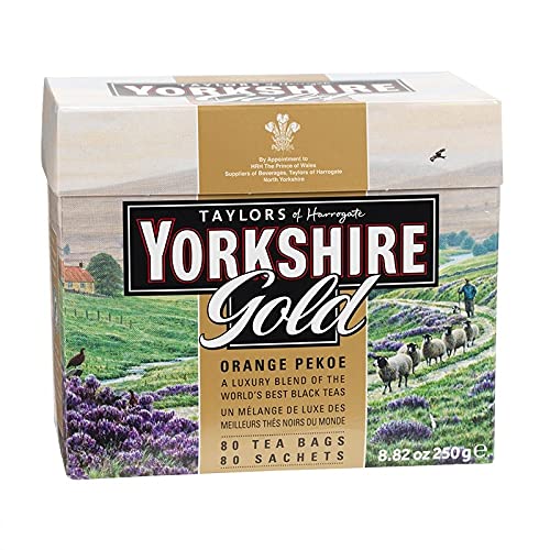 Taylor's of Harrogate Yorkshire Gold Tea 250 g Teebeutel, 5er Pack (5 x 250 g) Cover