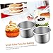 SOLUSTRE 3sets Detachable Bottom Round Cake Pans Small Baking Aluminum Alloy Easy to Clean Perfect for All Kinds of Cakes 4pcs*3