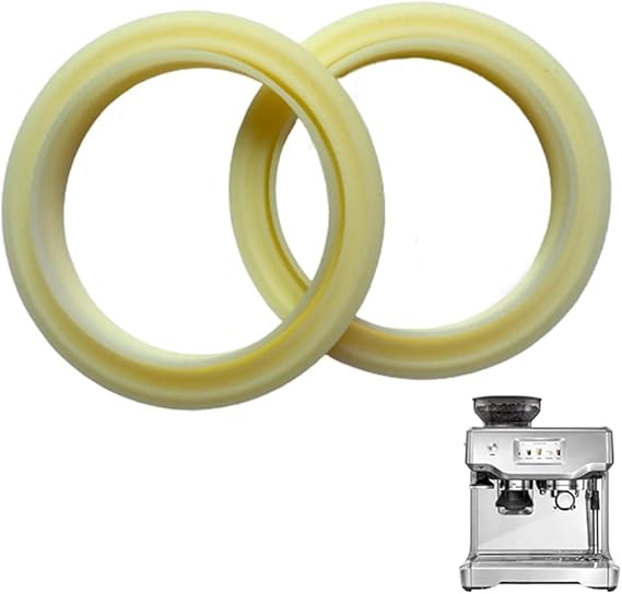 2 PCS Coffee Machine Brew Group Head Seal Gasket， 54mm Silicone Steam