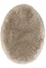 STAINMASTER TruSoft Luxurious Bath Toilet Lid Rug, Standard Lid Linen