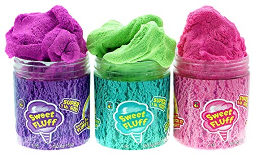 1 Pound Cotton Candy Putty Toys Scented Sensory Sand Stuff Stress Relief Kids Toy (1 Unit) Slime & Kinetic Fidget Stress Relief Kids Party Favor. 6599-1A