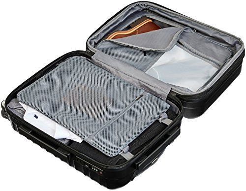 Image of AmazonBasics Polycarbonate Hard 53 cms suitcase(T1916-1 black)