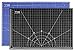 Produktbild Profi-Schneidematte A1= 60x90cm beidseitig bedruckt: cm & inch, 5-lagig, selbstheilend, zweifarbig blau/schwarz, 3mm stark