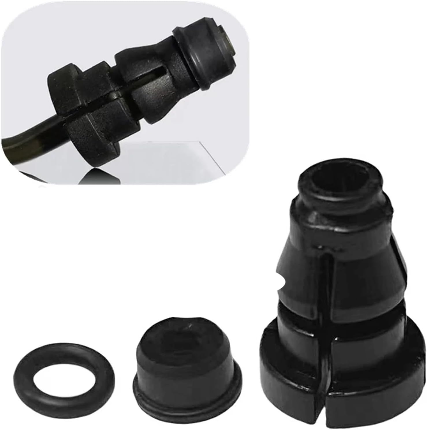1K0798741 Replace Parts Universal Car Clutch Master Cylinder Car Clutch Oil Pipe Joint Gasket Seal Repair Kit Car Accessories Compatible With VW