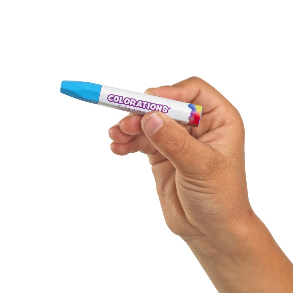 Colorations Oil Pastels , 20 Colors, Set of 40 Easy to Grip Hexagonal Shape, Smooth Application, Non Toxic - Image 4