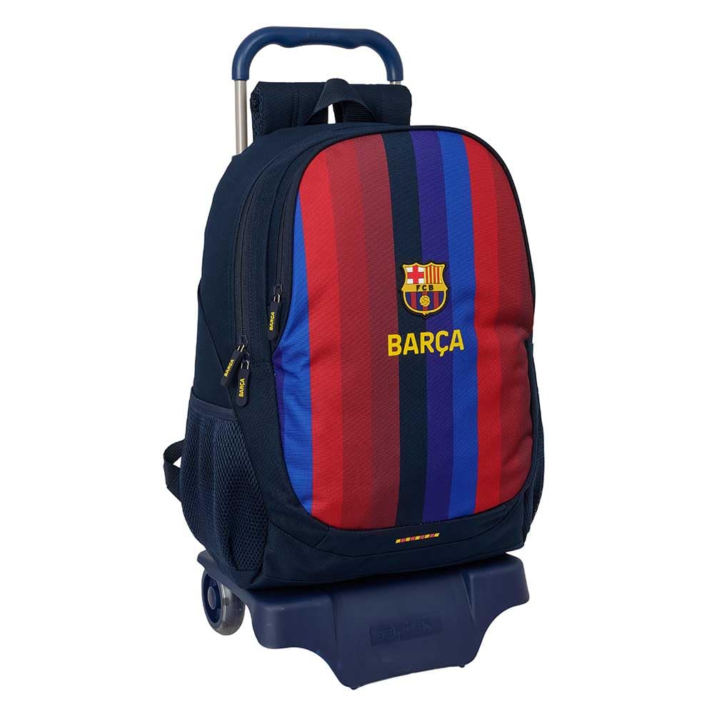 Safta | Mochila Escolar Grande con Ruedas FC Barcelona 1ª Equipación 26/27, Extraíble con Carro 905, 85 cm Alto, 2 Compartimentos, Hombreras Ergonómicas Acolchadas, Niño y Niña, Medidas 32x16x44 cm