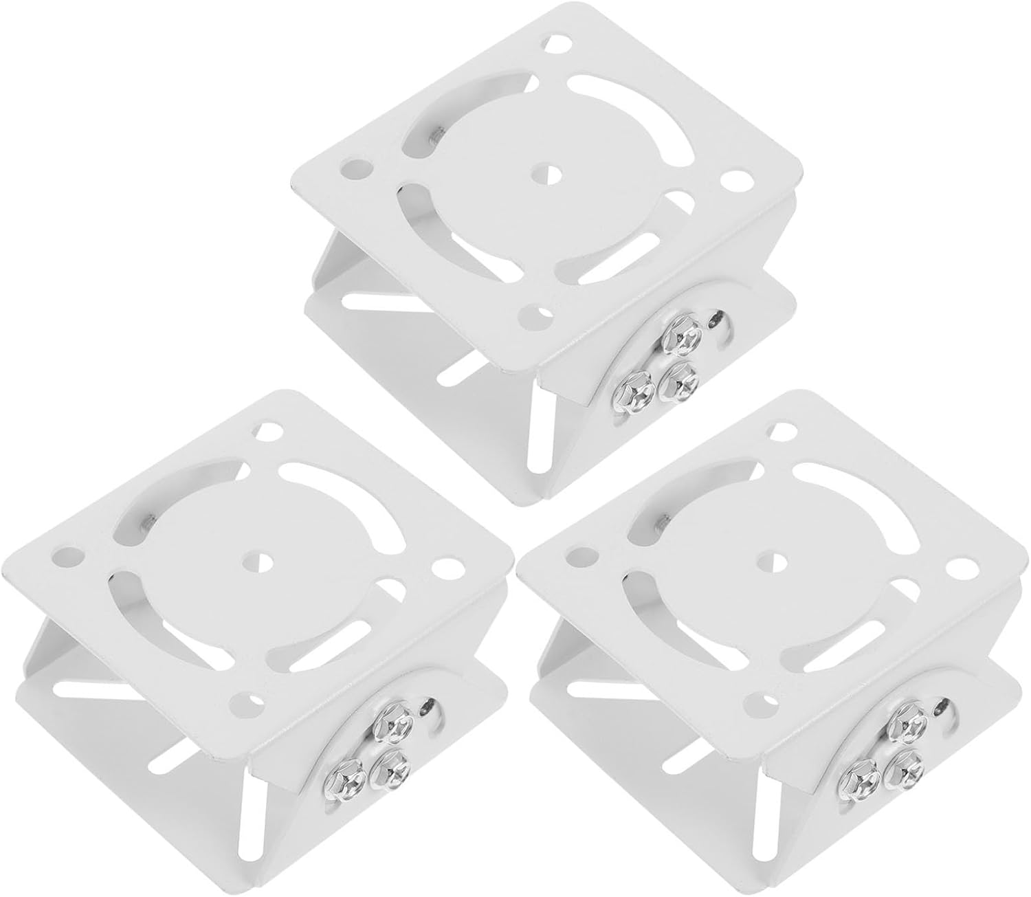 TEHAUX 3pcs Camera Support Brackets for Security Cameras Accessories Fixing Racks for Indoor and Outdoor Use