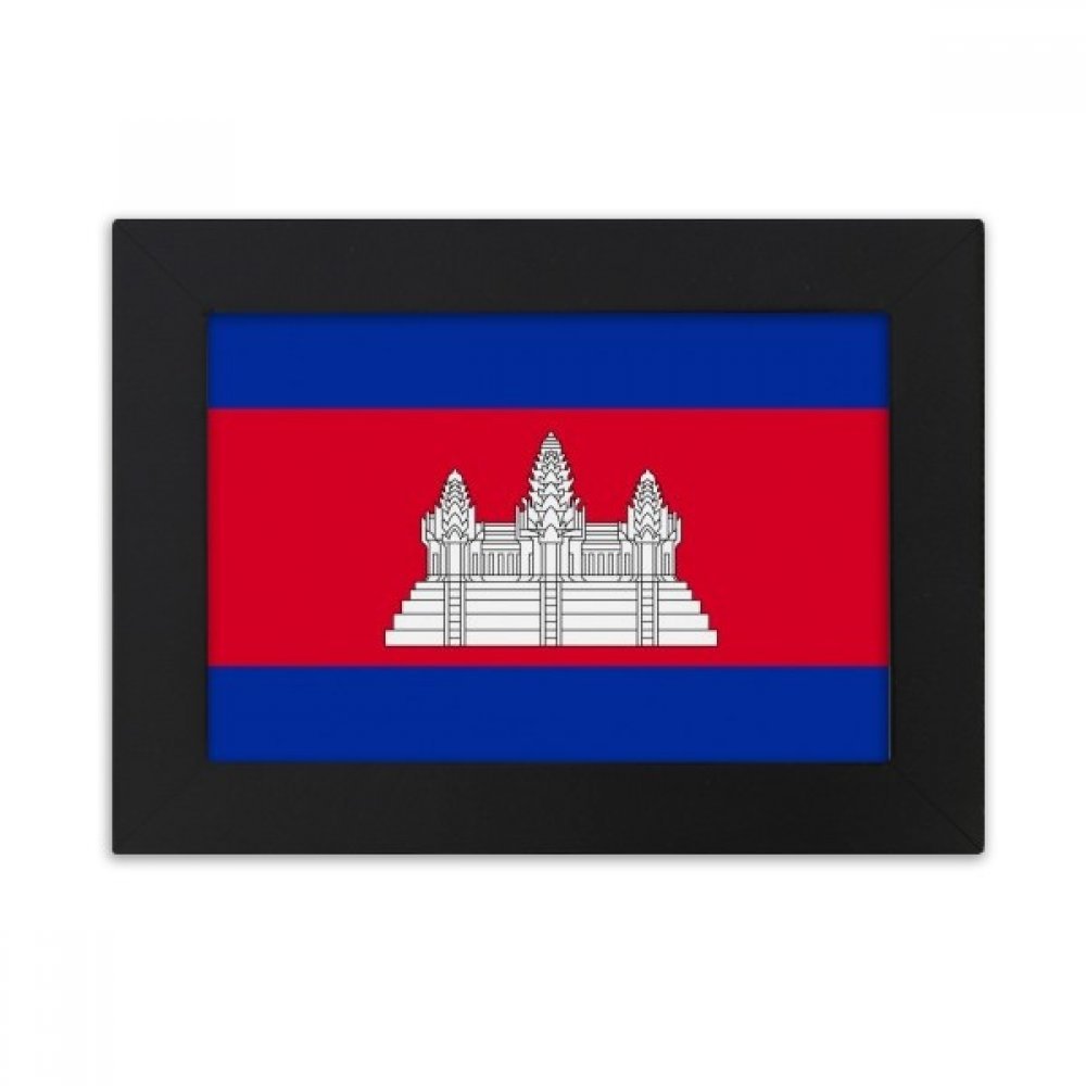 Cadre photo Cambodge multicolore pour décorer votre bureau de travail