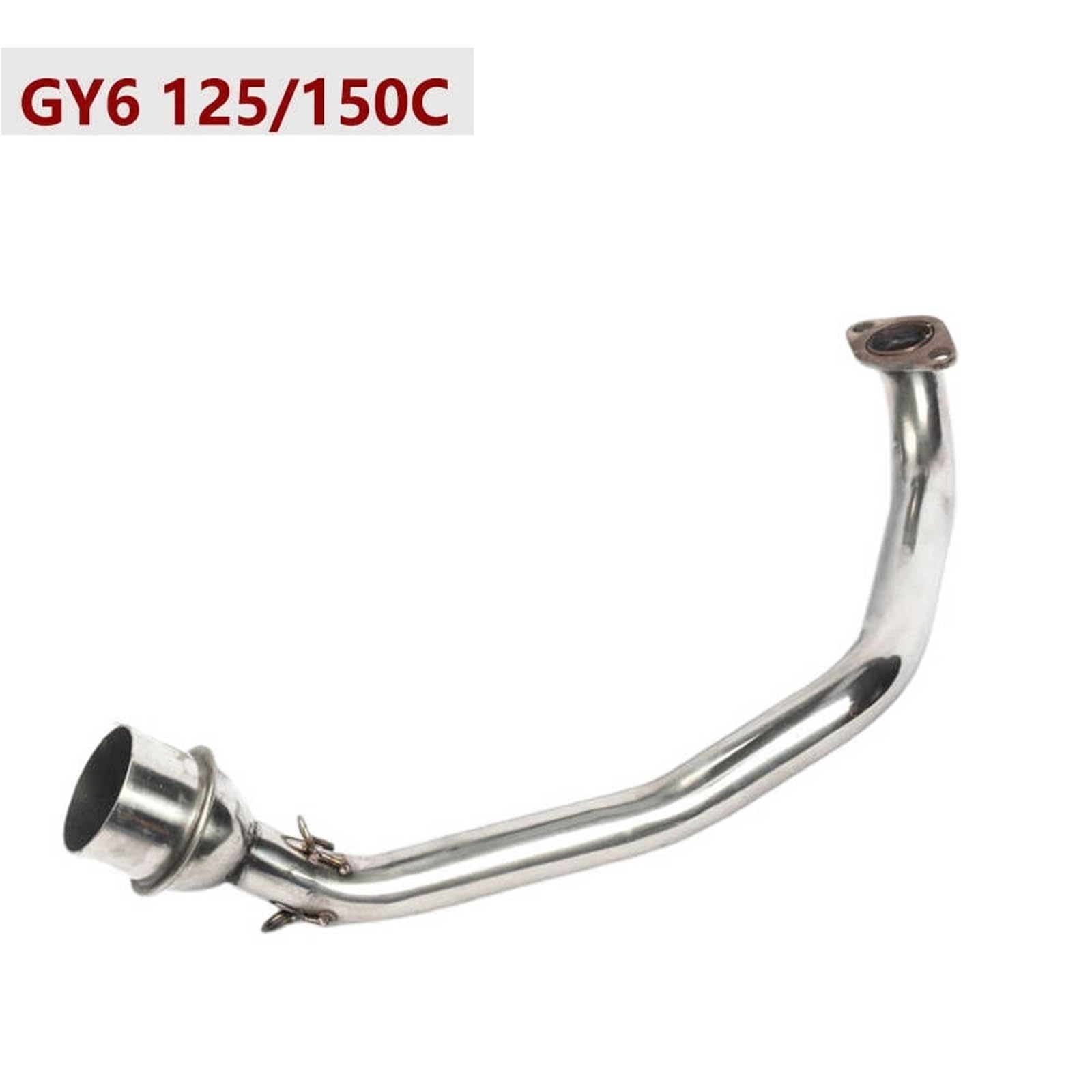 Uitlaat Trim Pasuje do motocykla Yamaha GY6 modyfikacja przedniej rury wydechowej 51mm wydech