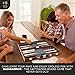 Large Backgammon Sets for Adults - Classic Board Games for 2 Players Adults and Kids - Premium Backgammon Set 15 inch Board and 32 Backgammon Pieces in Quality PU Leather Case - Gift for Man