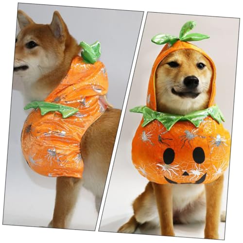 Disfraz de Calabaza Halloween para Perros Talla L miniatura 3