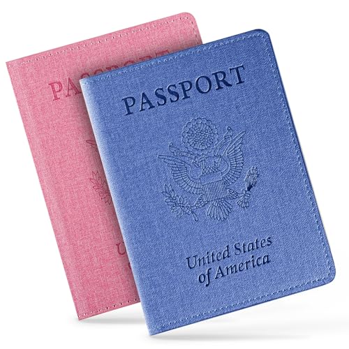 Image of Vaccination Passport Holder, Pink, 2pack